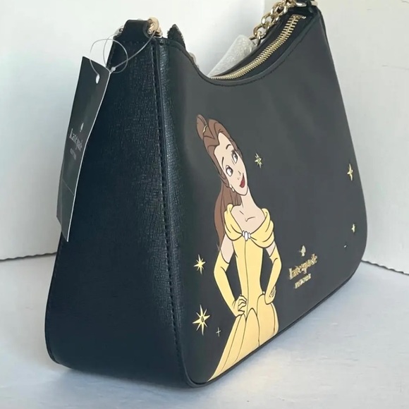 NWT Kate Spade Disney Crossbody Belle Beauty The Beast Convertible Shoulder Bag - Picture 10 of 12